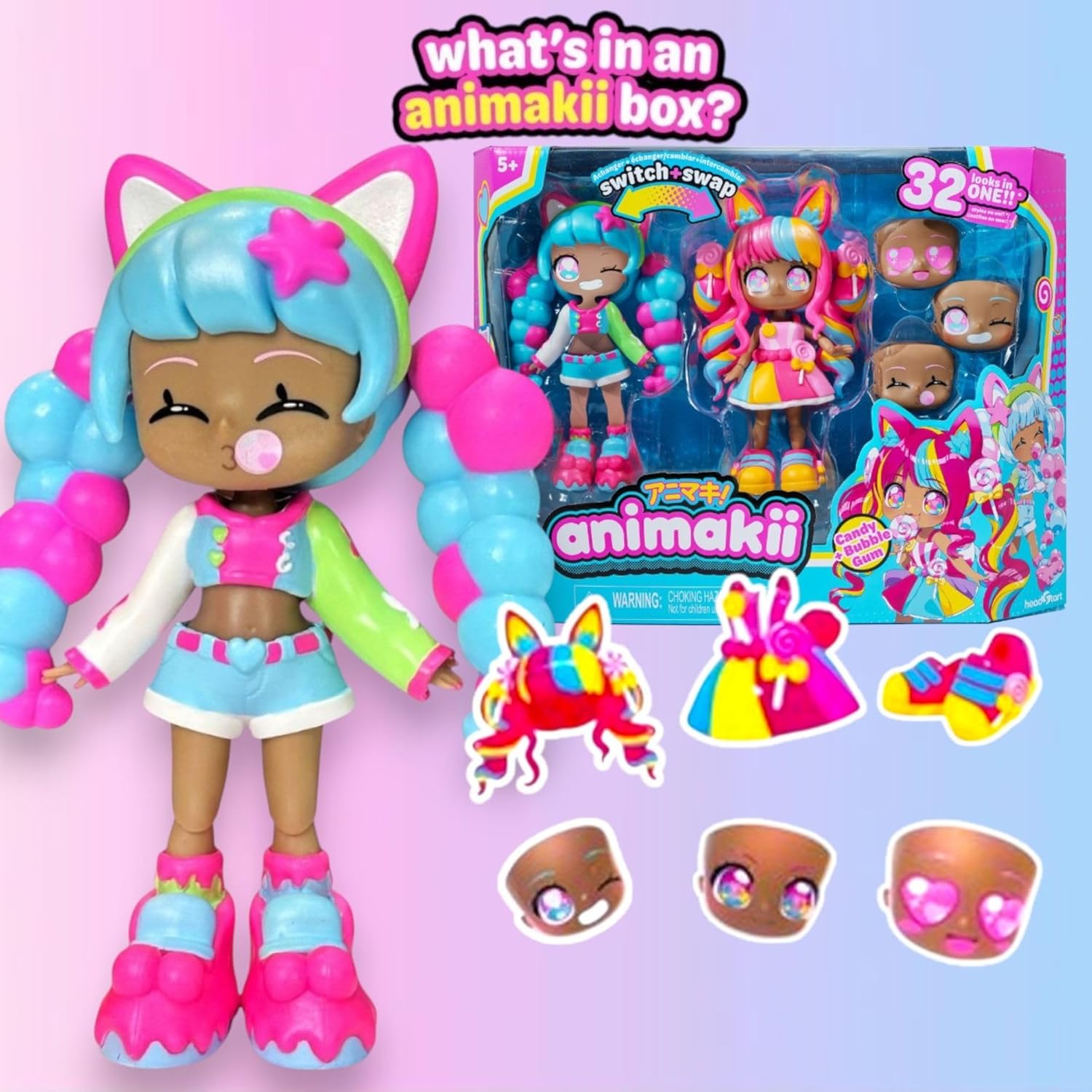 Animakii Doll Candy & Bubblegum Pack