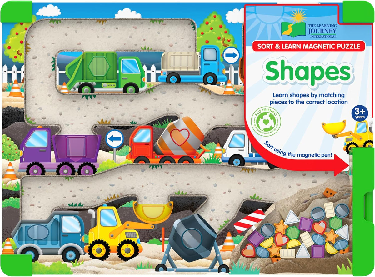Sort & Learn Magnetic Puzzles - Shapes Diggers