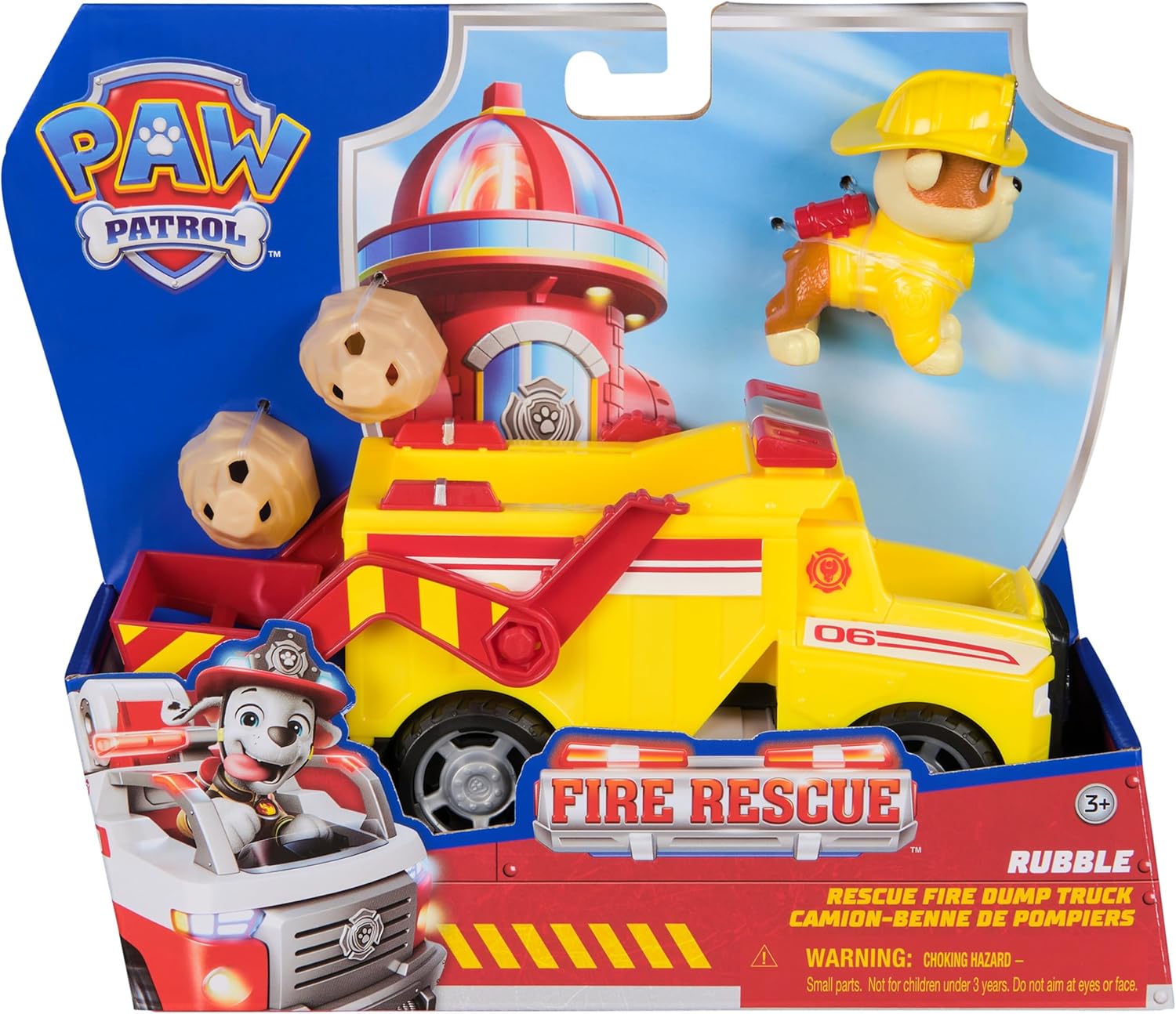 Paw Patrol Fire Rescue Vehicle - Rubble