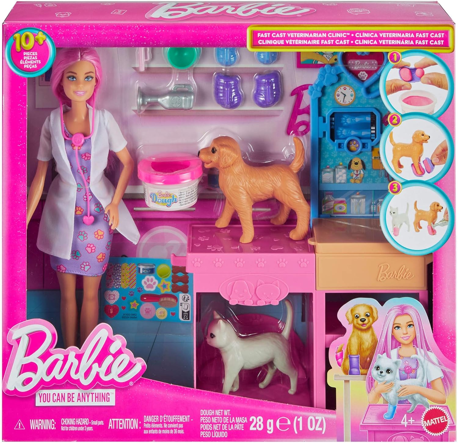 Barbie Fast Cast Veterinarian Clinic Playset