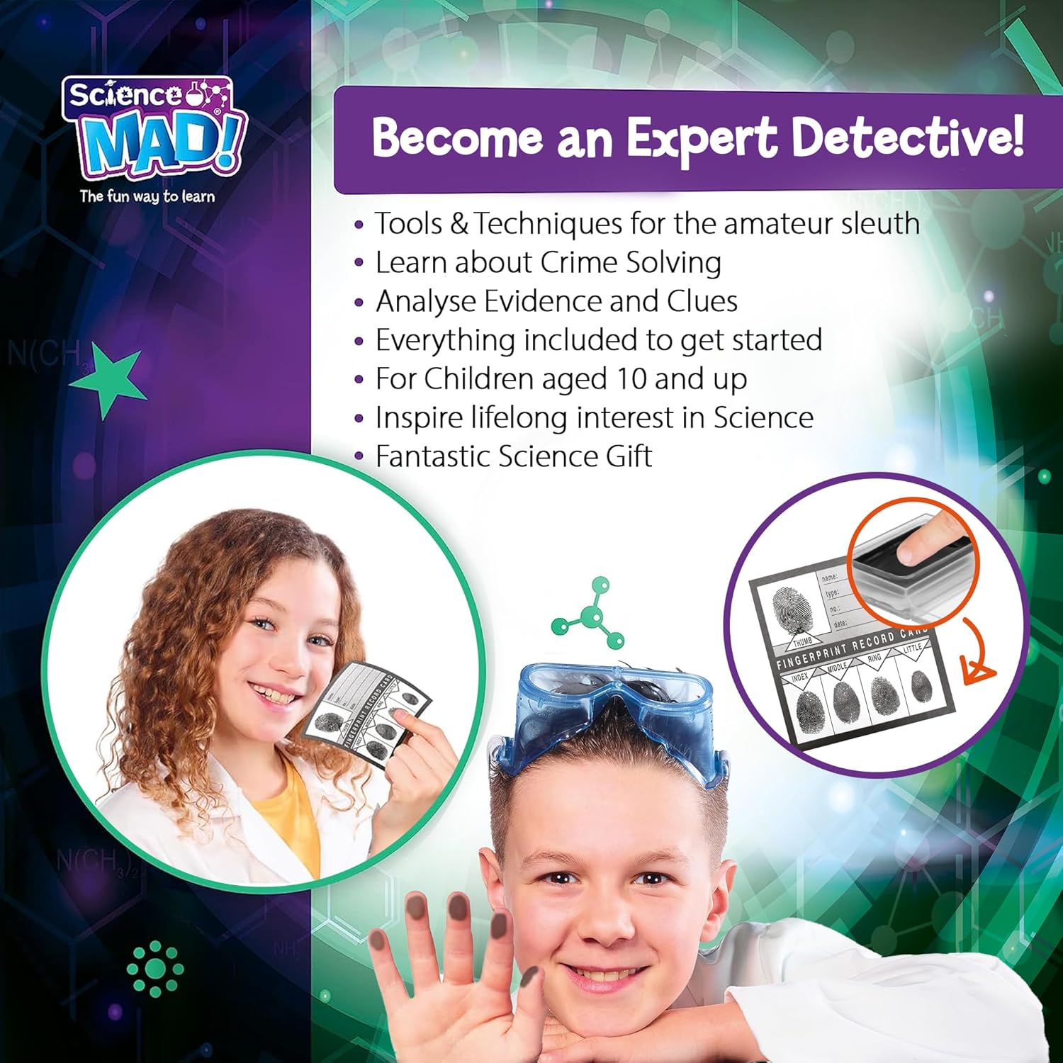 Science Mad Crime Lab Playset
