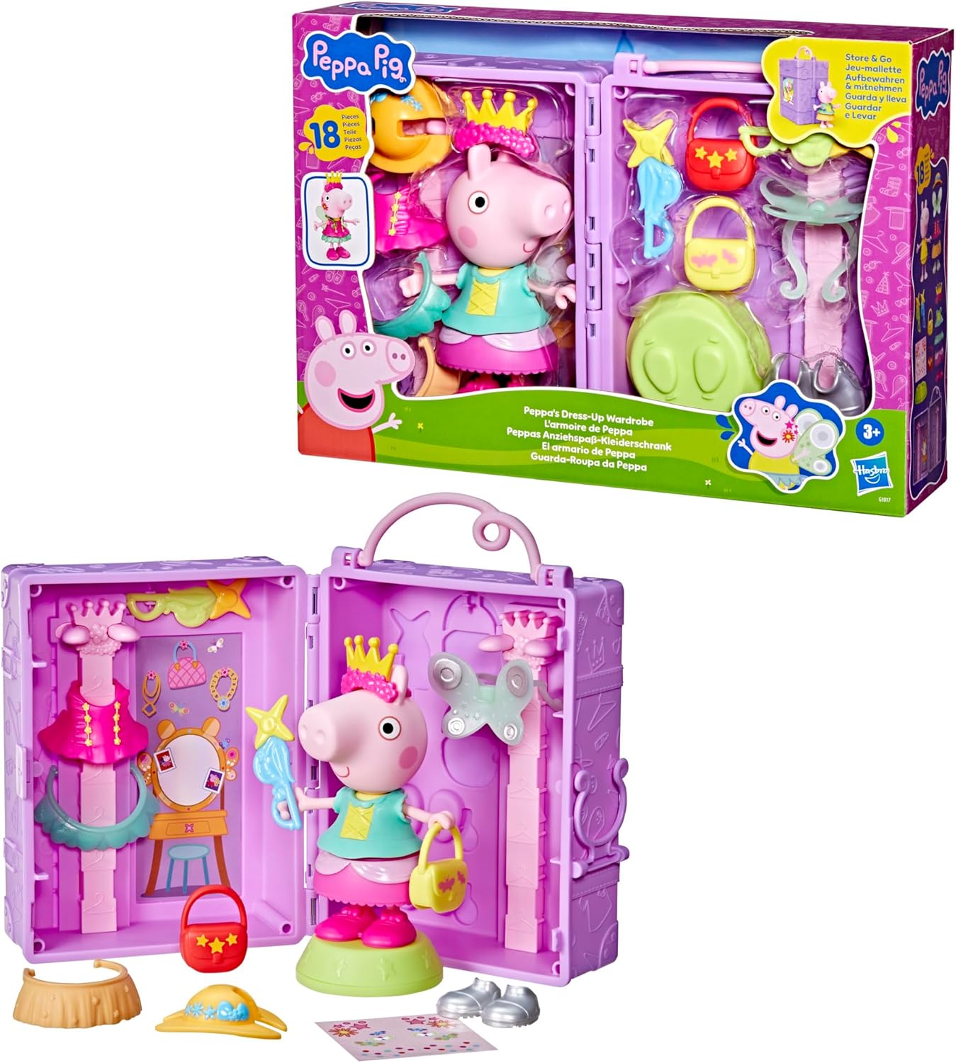 Peppa Pig Peppas Dress-Up Wardrobe Playset