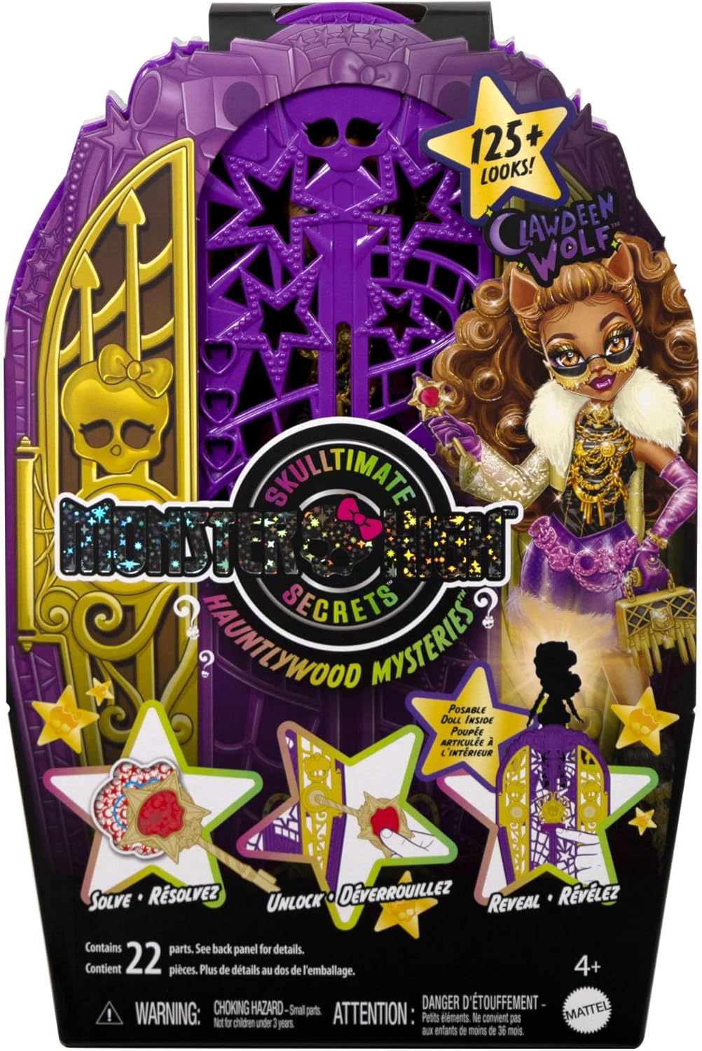 Monster High Skulltimate Secrets Hauntlywood Mysteries Doll Clawdeen Wolf