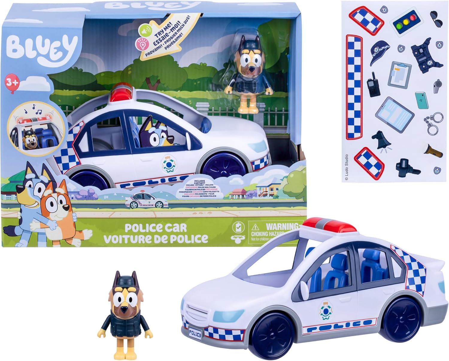Bluey Police Car