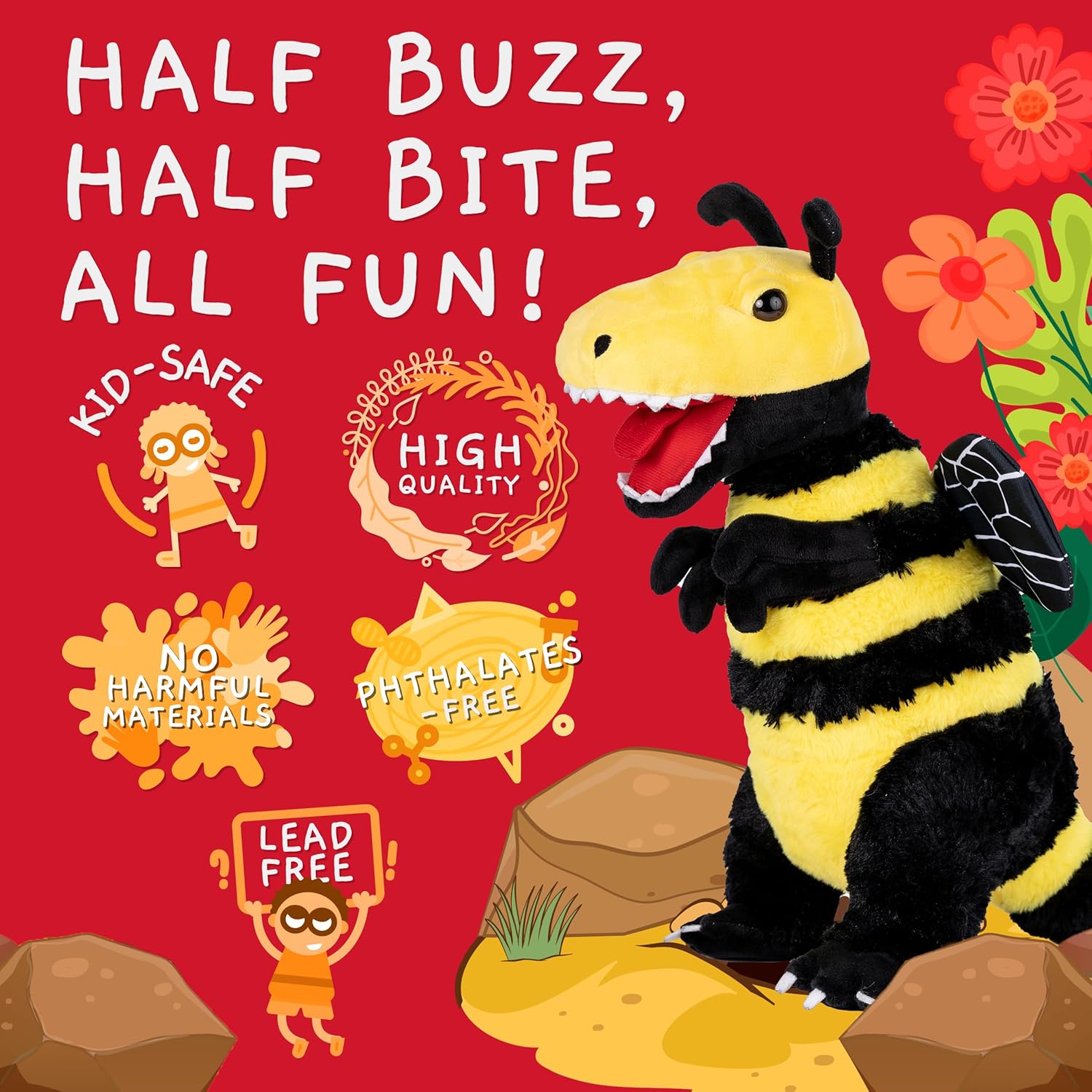 Randimals B-Rex Stuffed Animal