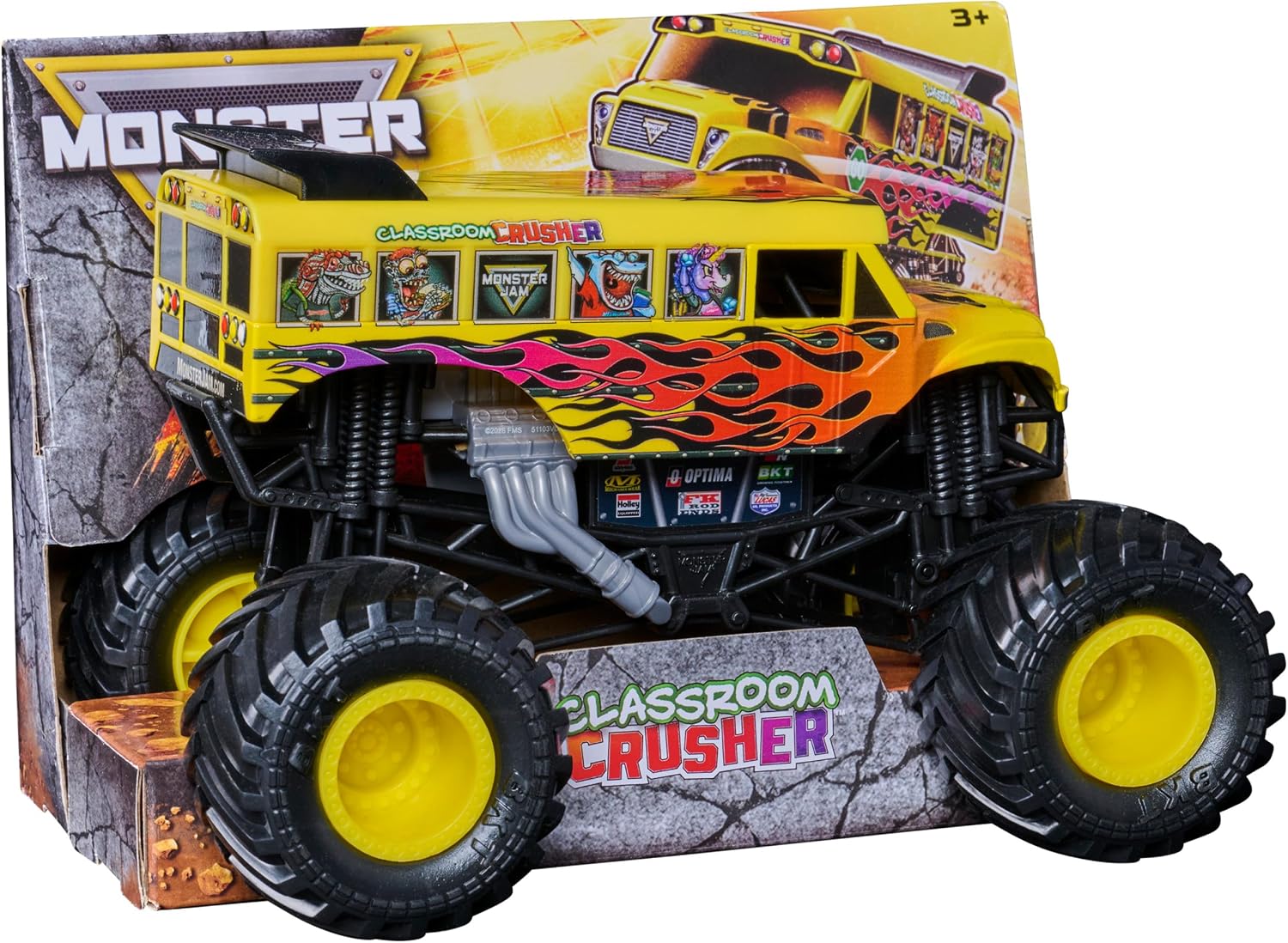 Monster Jam 1:24 Classroom Crusher Diecast