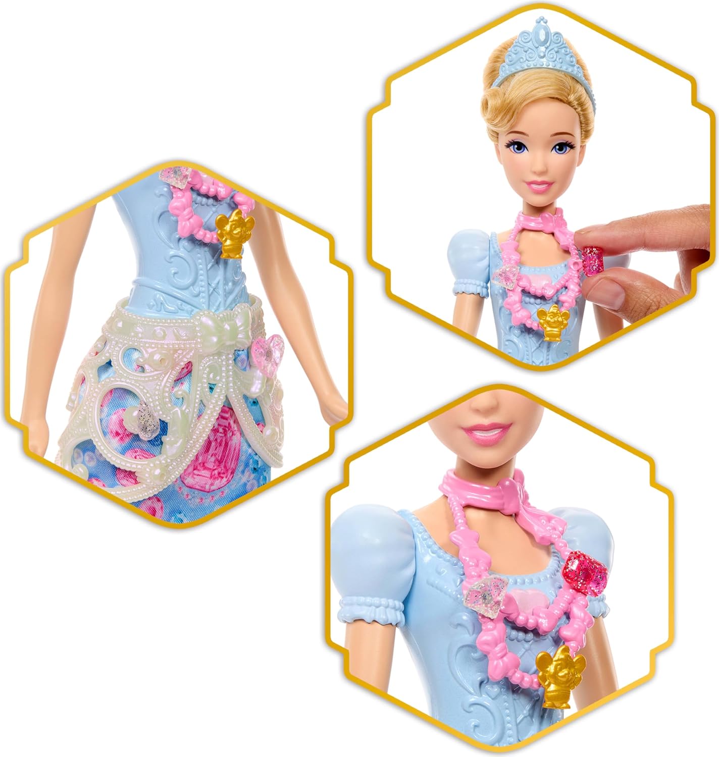 Disney Princess Jewel Reveal Cinderella Fashion Doll