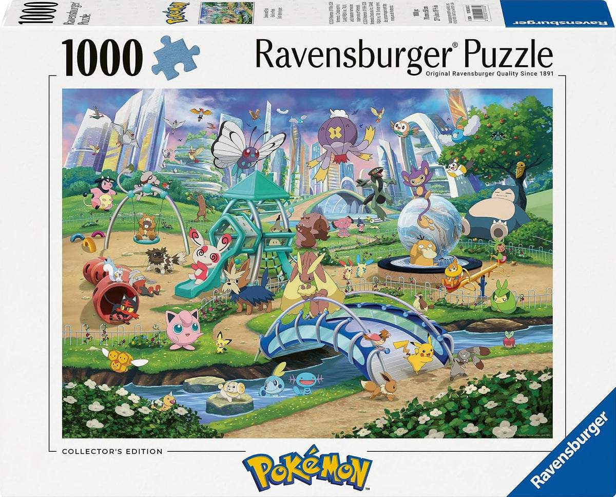 Pokemon Collectors Eevee and Park 1000 piece Jigsaw Puzzle