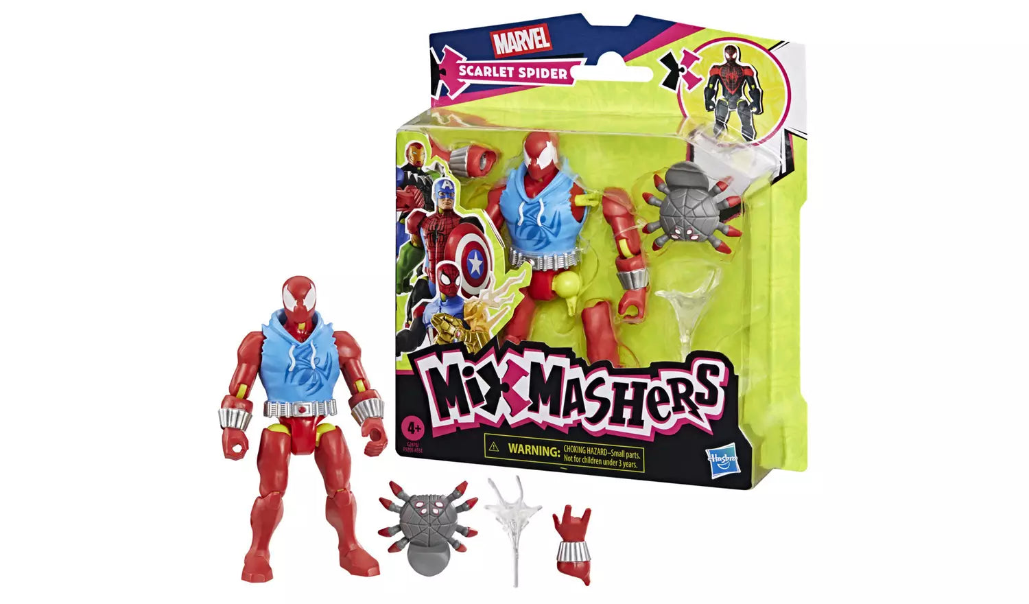 MixMashers Scarlet Spider Basic Figure