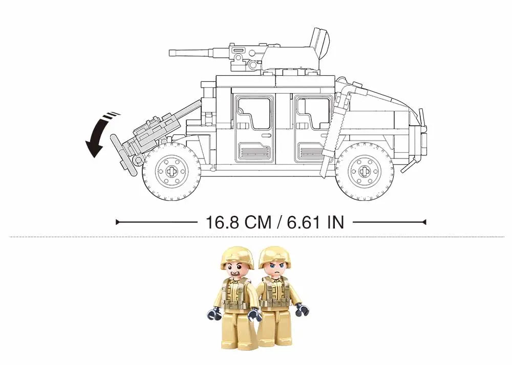 Sluban ModelBricks H1S Assault Vehicle
