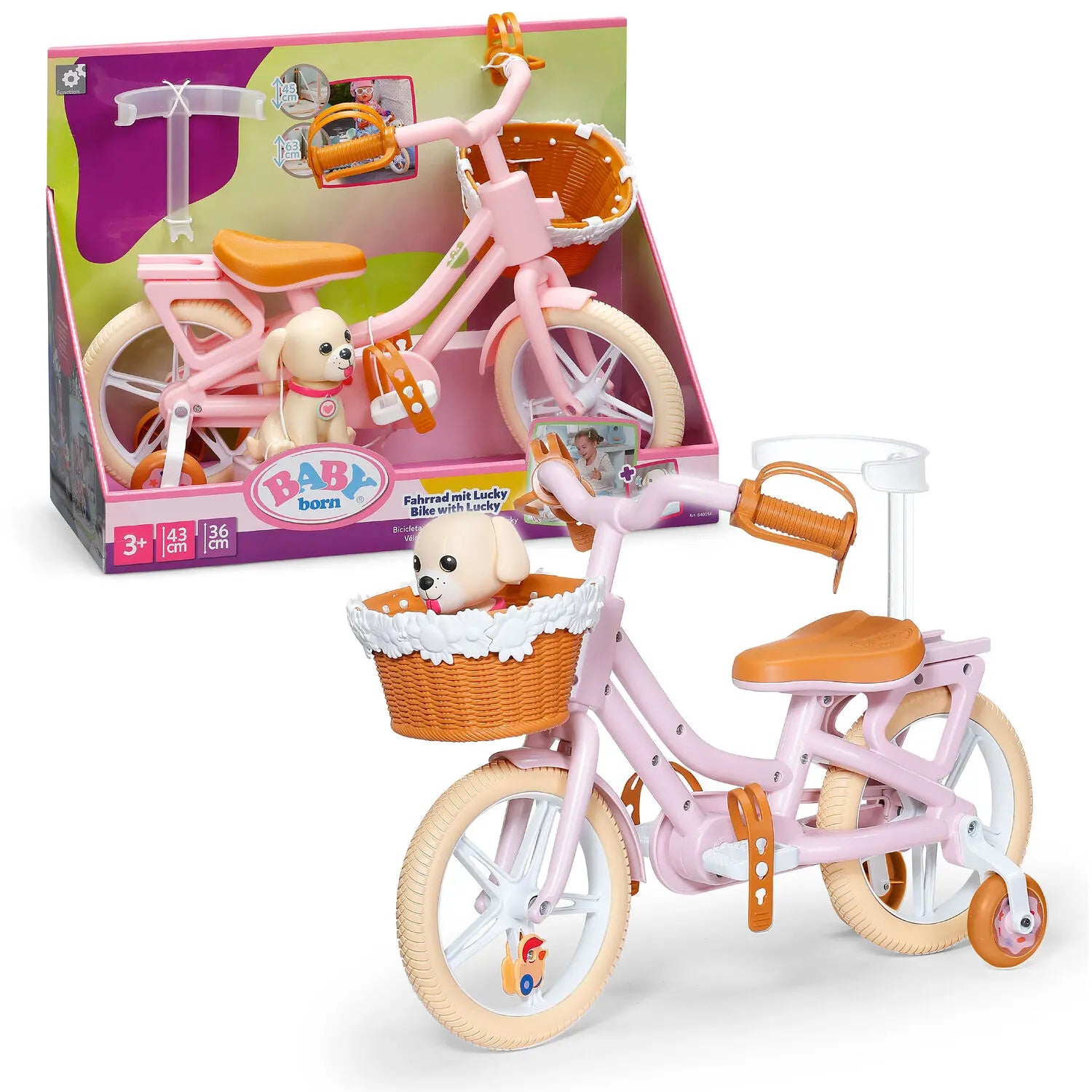 Baby Born Bike with Lucky the Dog