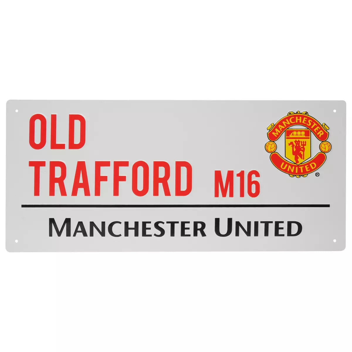 Manchester United Street Sign