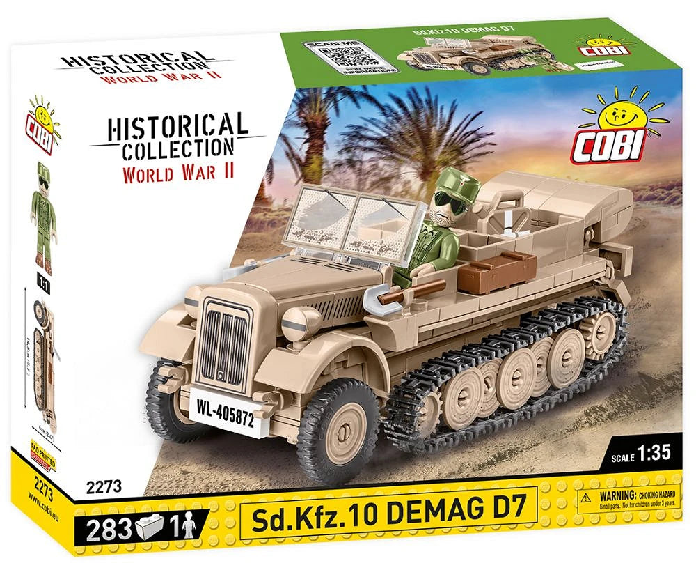 Cobi 2273 Sd.Kfz.10 Demag Hafltrack 1:35 Scale Set
