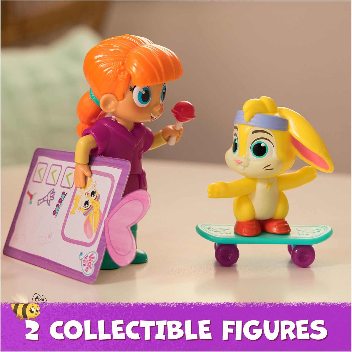 Vida the Vet, Zig Zag’s Cast & Care Pack with Vida & Zig Zag Action Figures