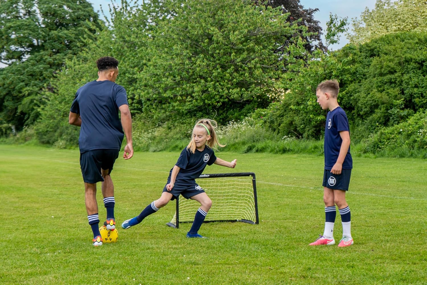 Kickmaster One on One Folding Goal Set
