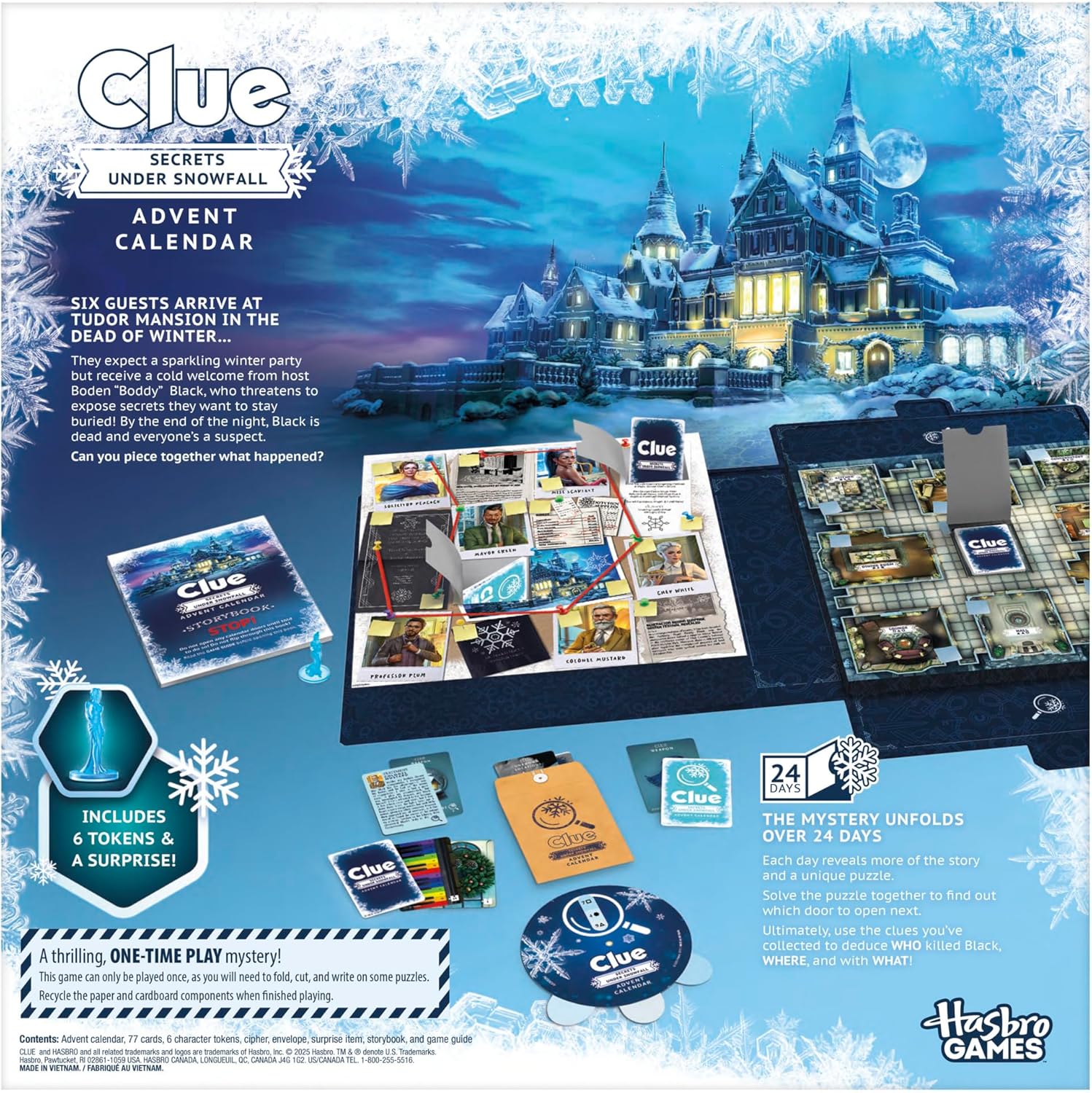 Clue Advent Calendar Mystery Game