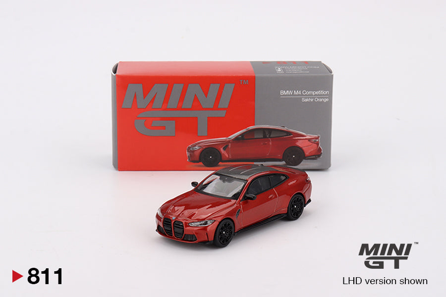 Mini GT BMW M4 Competition Sakhir Orange 1:64 Die Cast