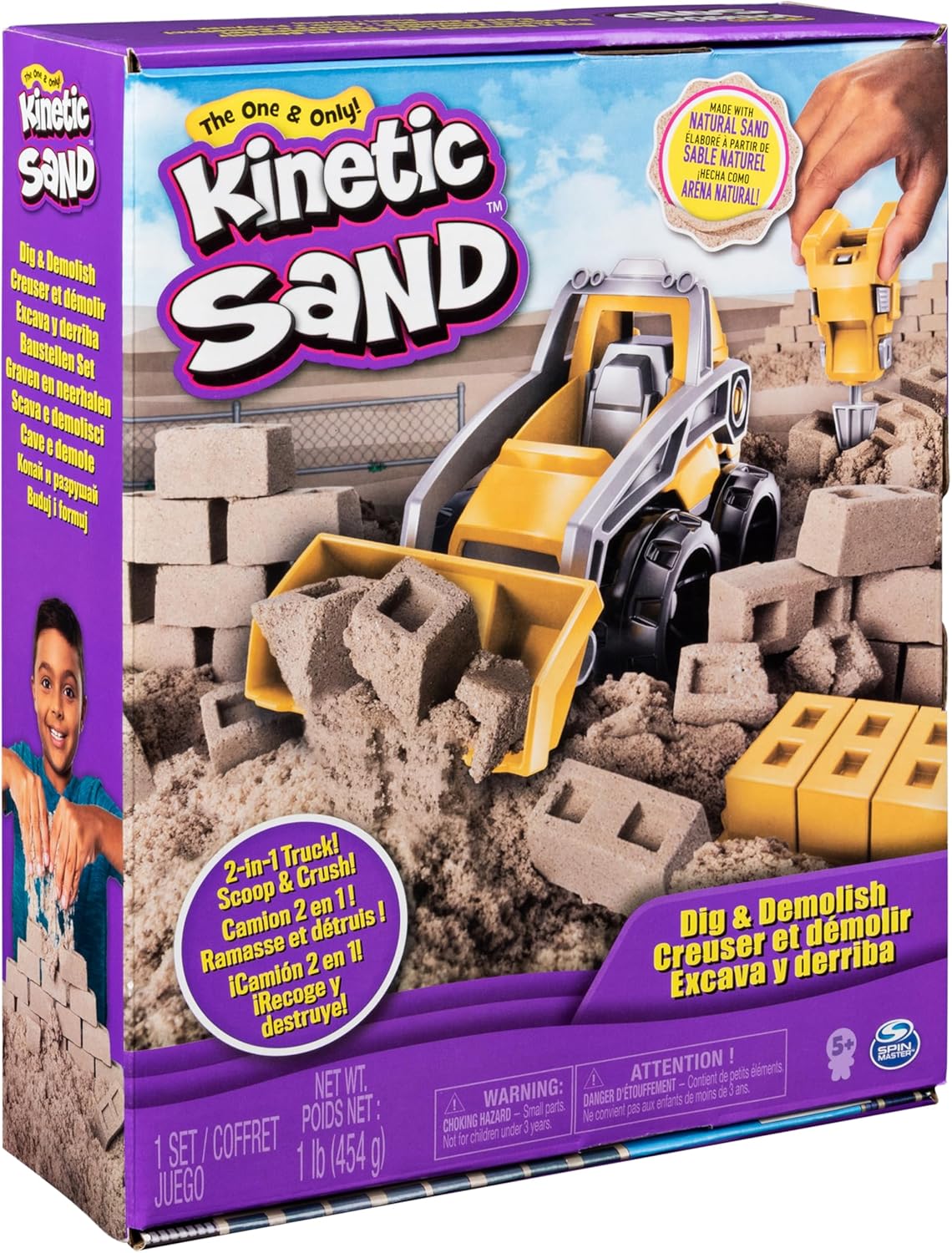 Kinetic Sand Dig n Demolish Play Set