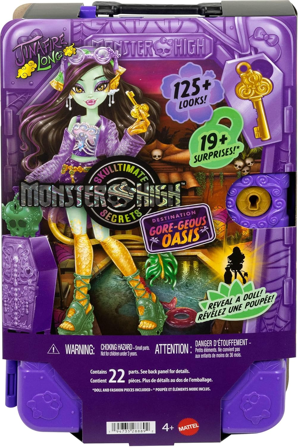 Monster High Skultimate Secrets Jinafire Long Oasis Fashion Doll