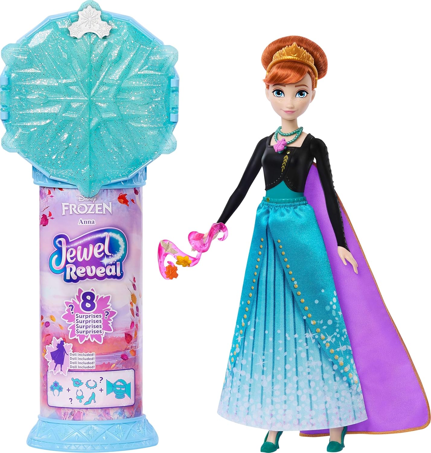 Disney Princess Frozen Jewel Reveal Anna Doll