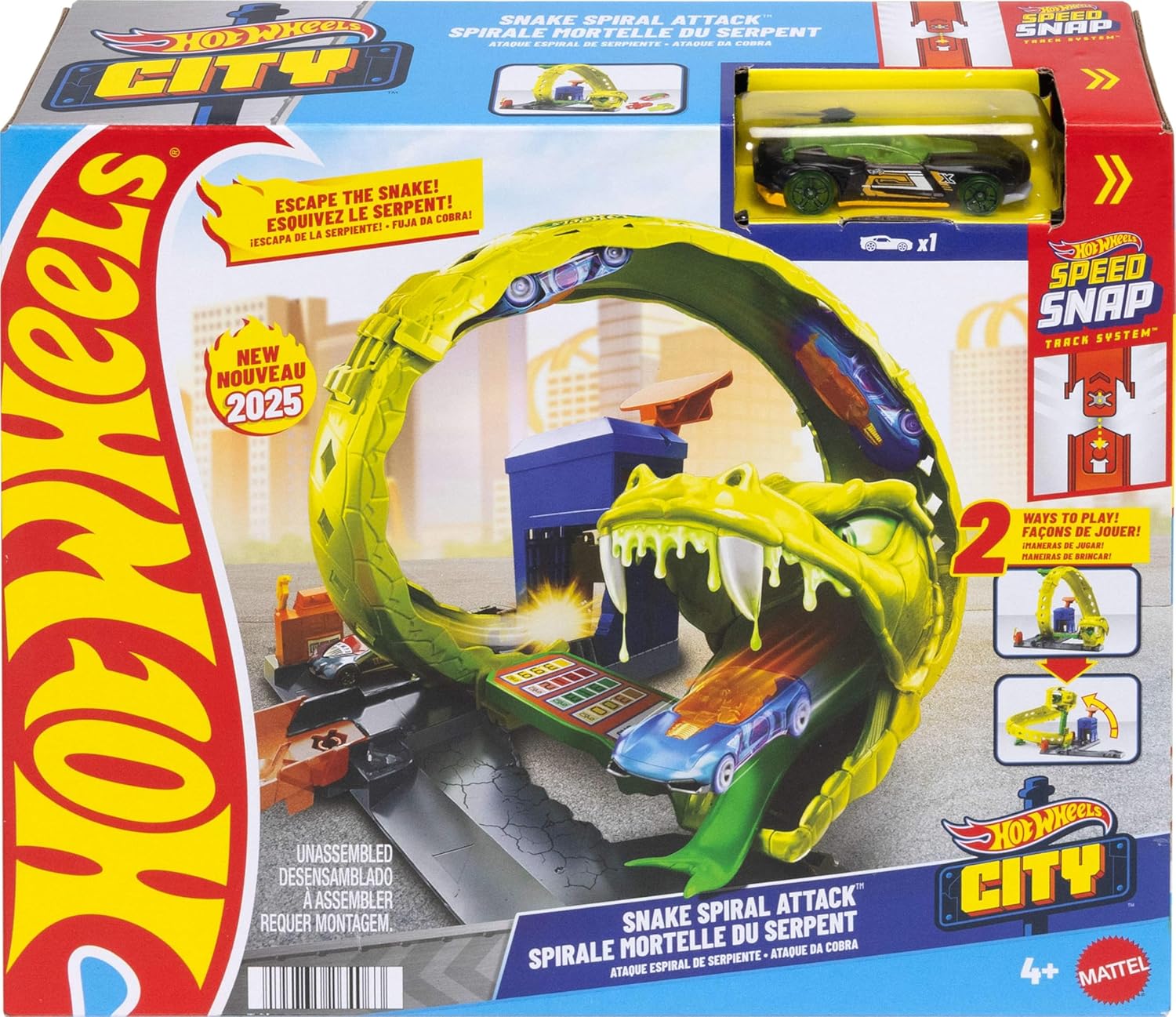 Hot Wheels Snake Gas Station