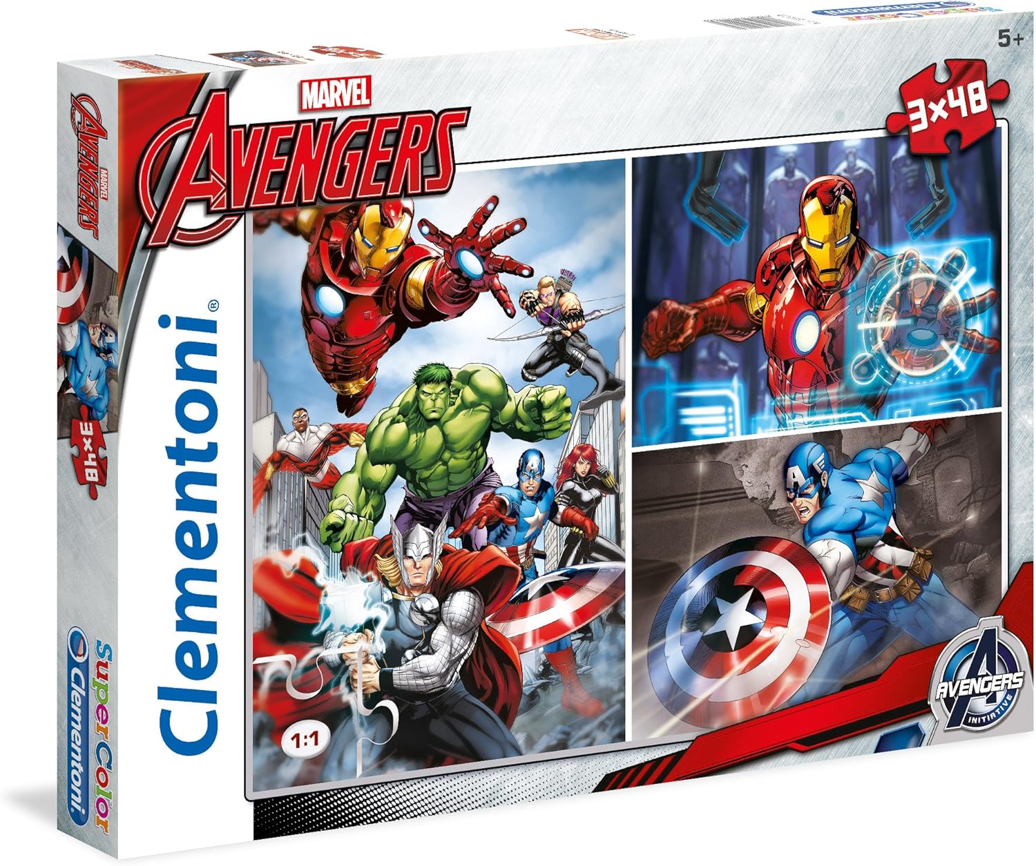 Clementoni The Avengers 3X48 Piece Jigsaw Puzzle