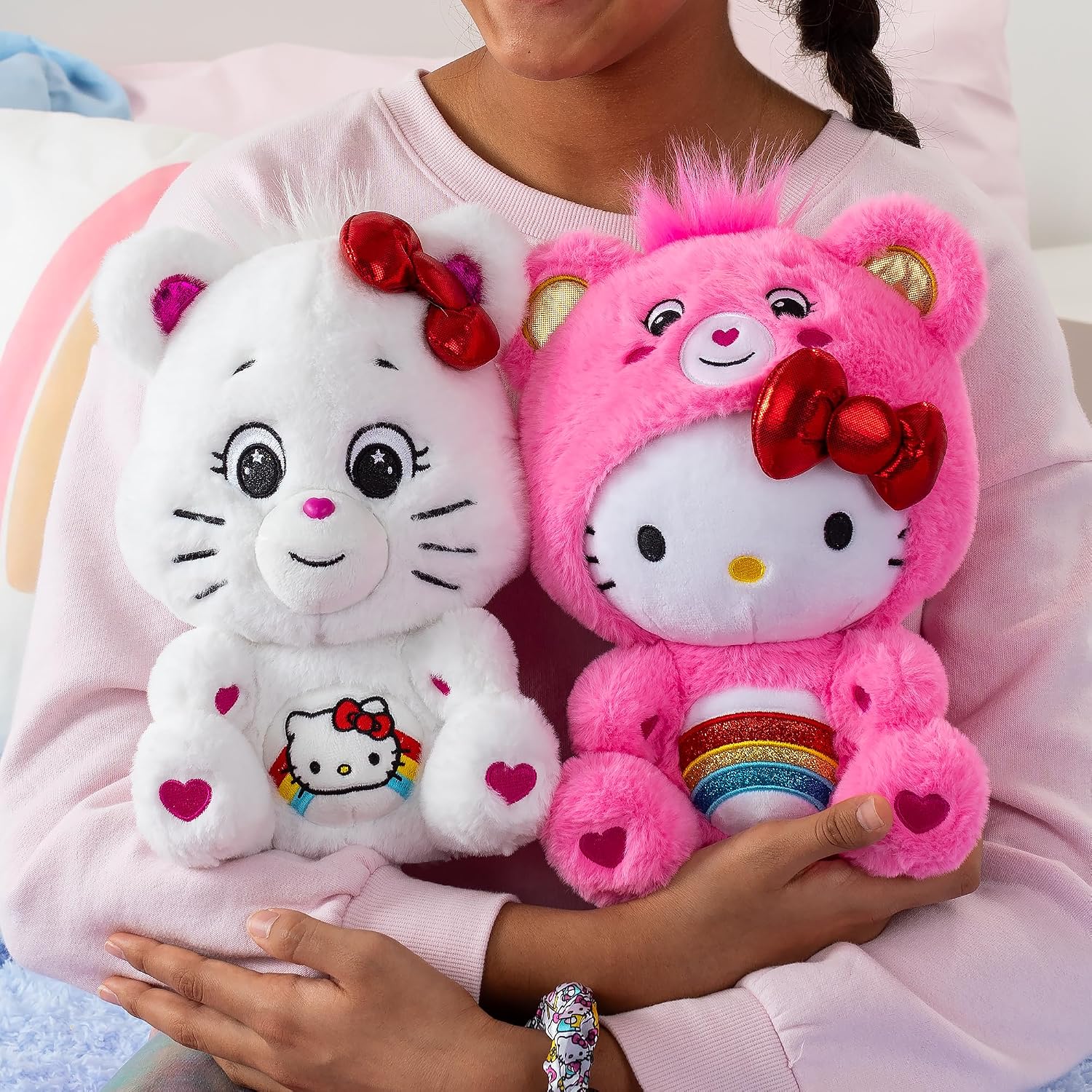 Care Bears x Hello Kitty 30cm Plush 2 Pack