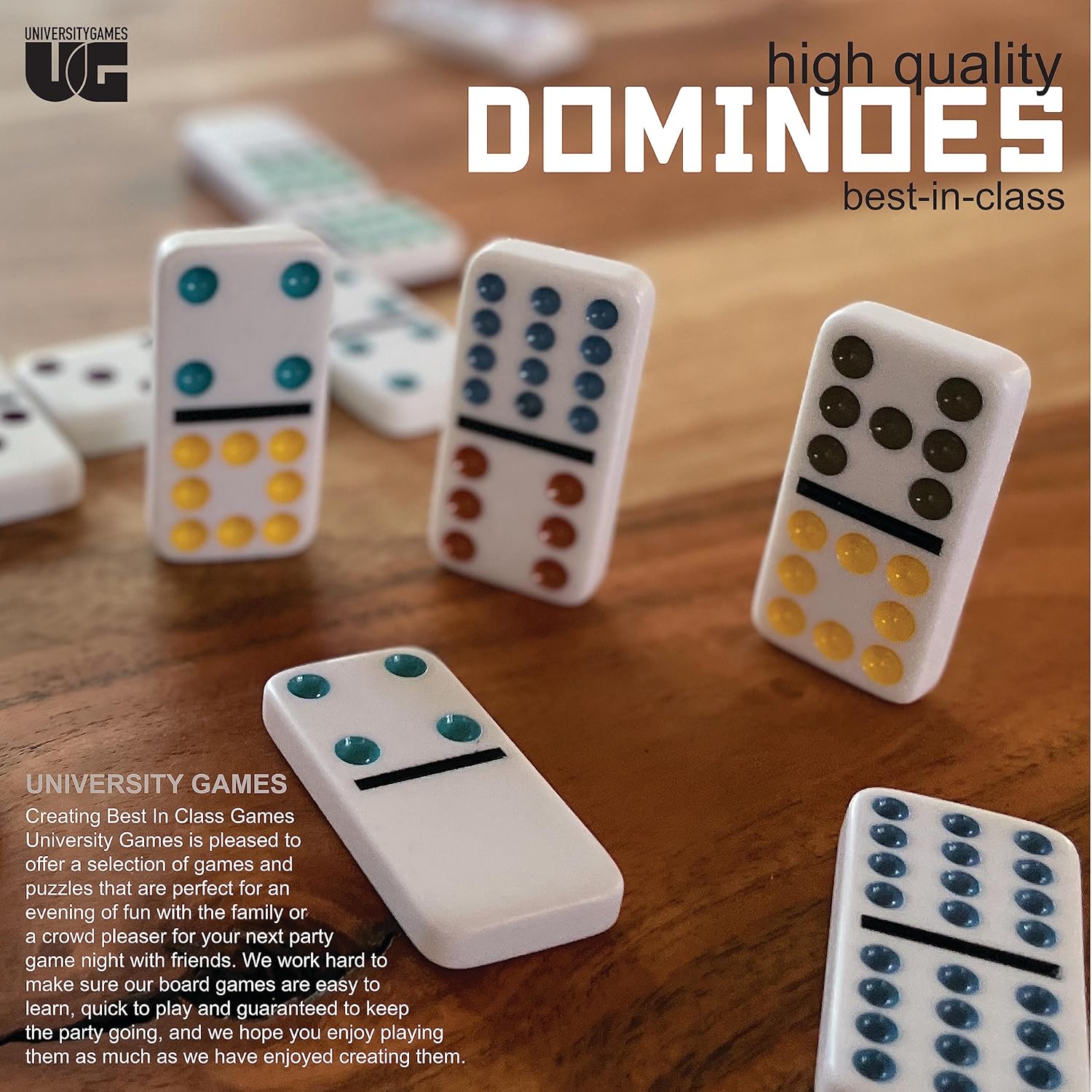 Dominoes - Double 9 in a Tin