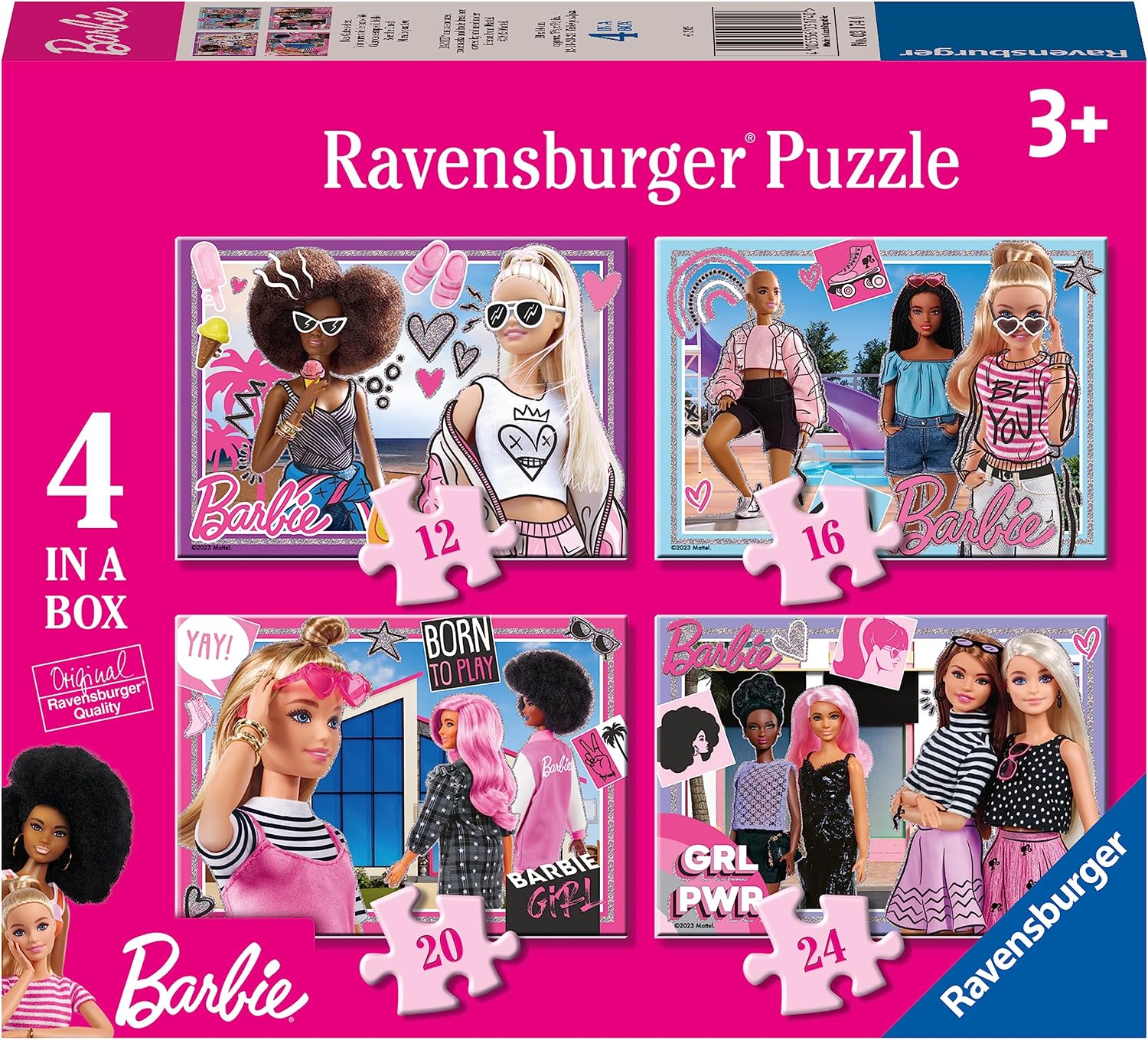 Barbie 12/16/20/24 Piece Jigsaw Puzzles