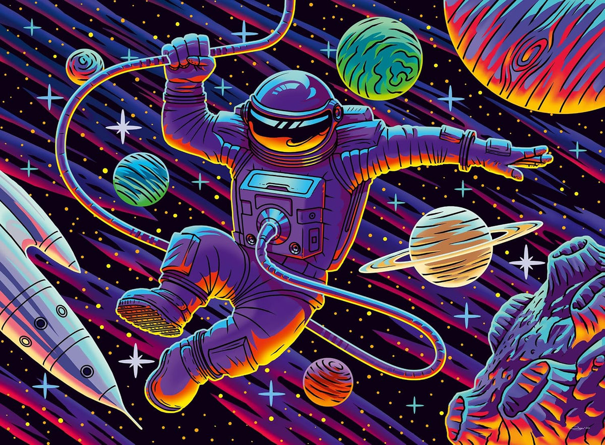 Outer Space Adventure XXL 200 piece Jigsaw Puzzle
