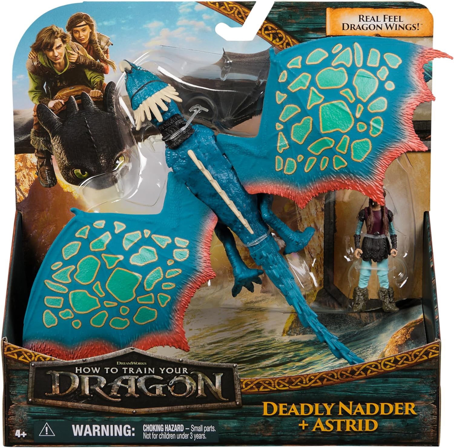 Dreamworks How to Train your Dragon Deadly Nadder & Astrid Action Figure Set
