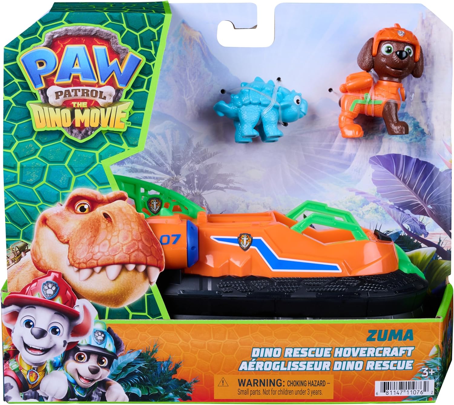 Paw Patrol Dino Movie - Zuma Rescue Hovercraft