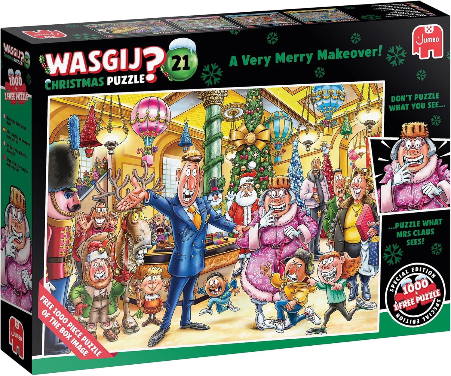 Wasgij Christmas 21 A Very Merry Makeover! Puzzle