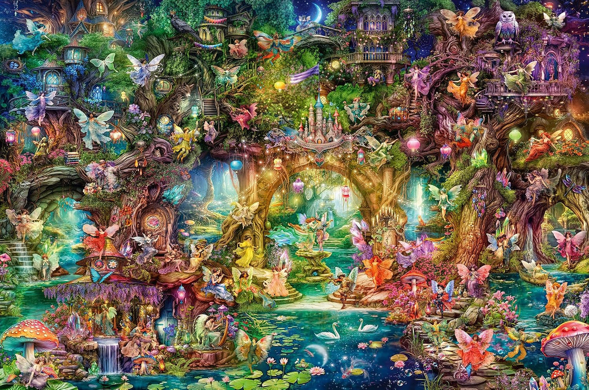 Hidden World of Fairies 4000 Piece Jigsaw Puzzle
