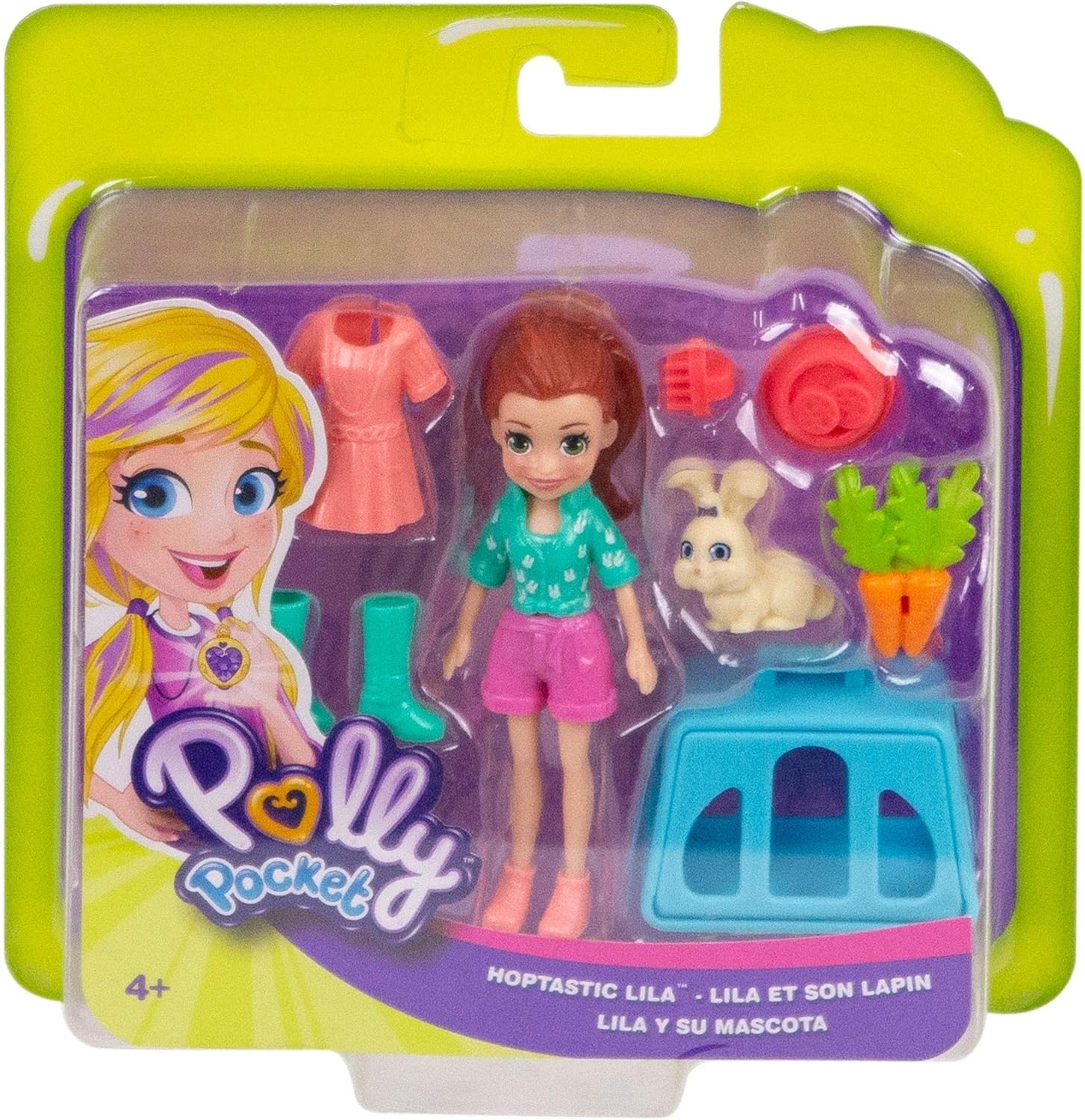 Polly Pocket Hoptastic Lila