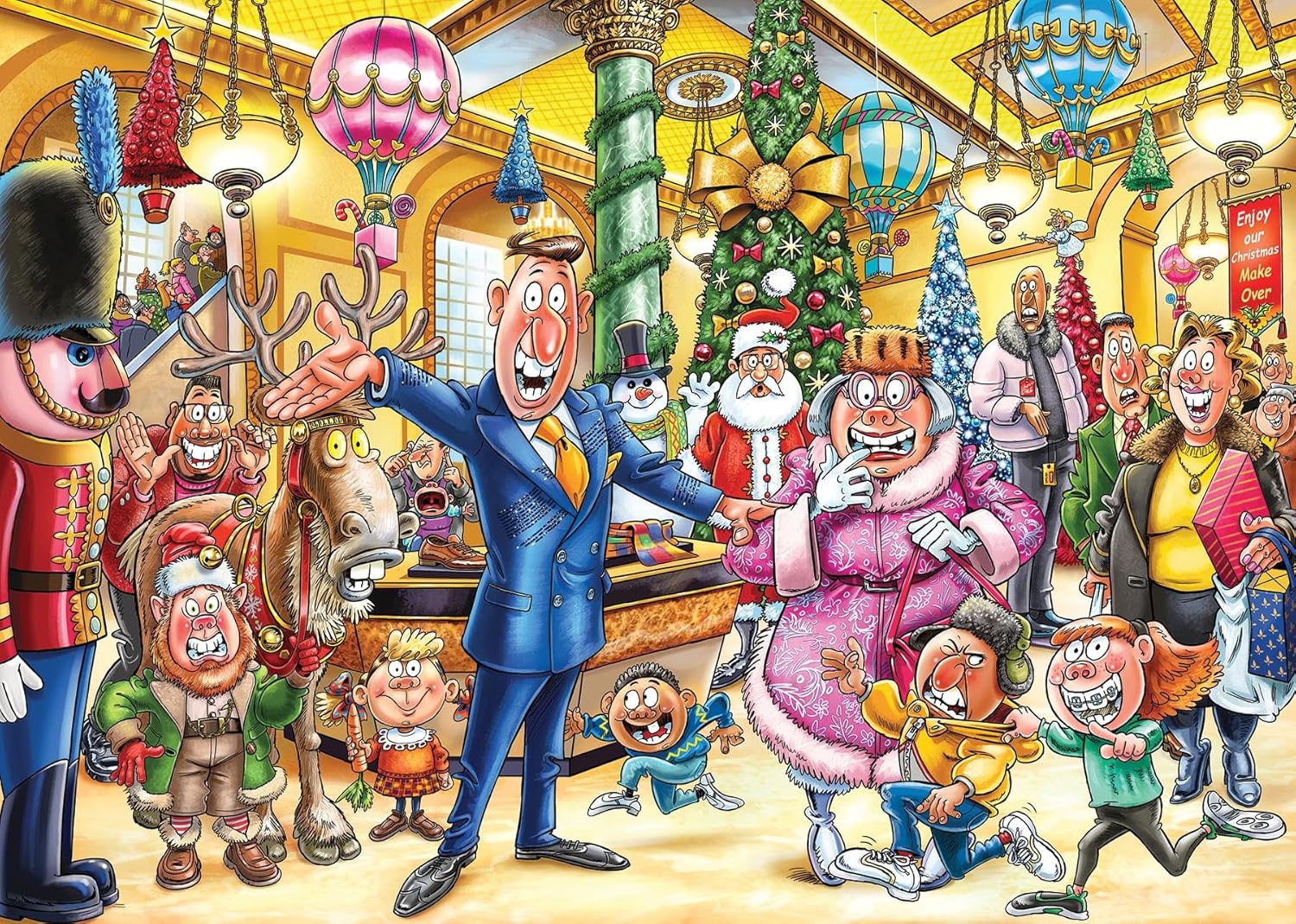 Wasgij Christmas 21 A Very Merry Makeover! Puzzle