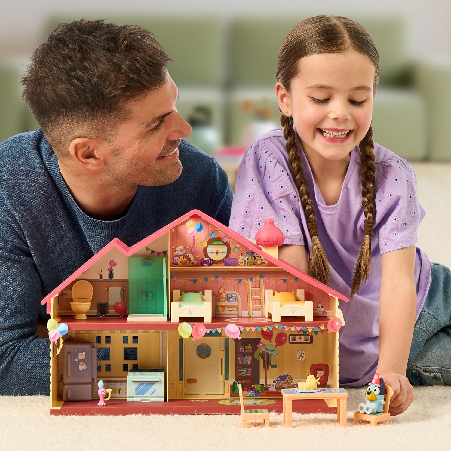 Bluey Birthday Celebration Home Playset