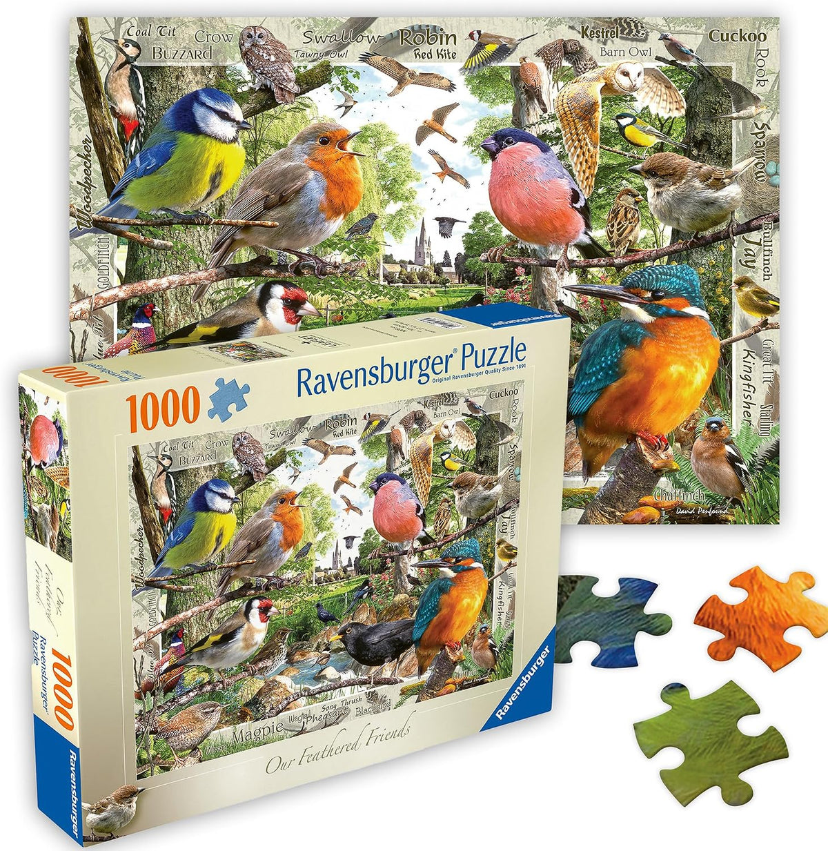 Our Feathered Friends 1000 Piece Jigsaw Puzzle