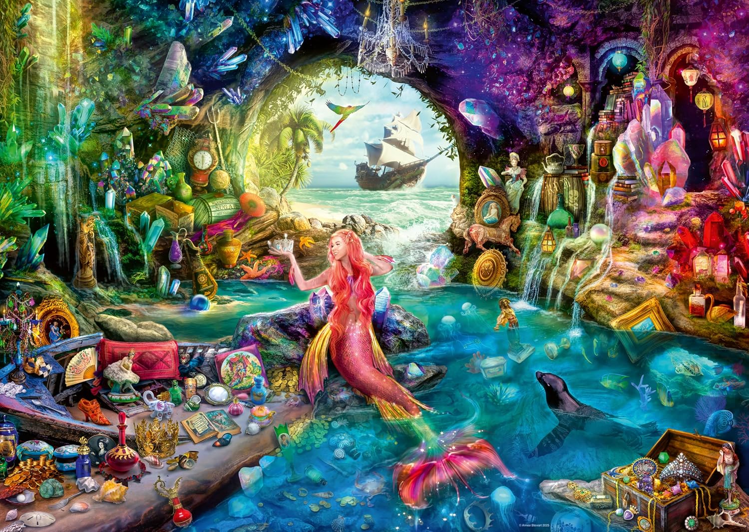 Mermaids Treasure 1000 Piece Jigsaw Puzzle