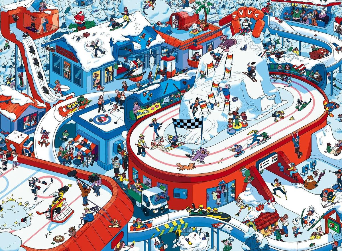 Winter Sports Stadium XXL 200 piece Jigsaw Puzzle