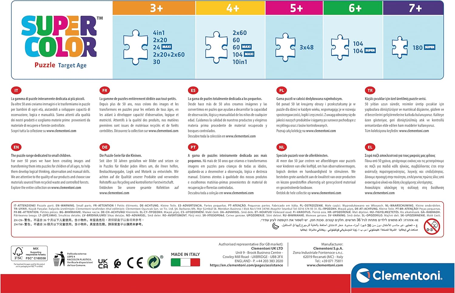 Clementoni Spidey 60 Maxi Piece Jijsaw Puzzle