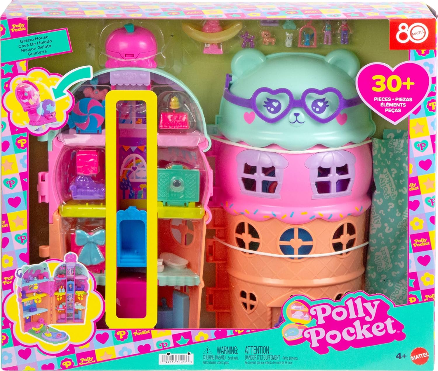 Polly Pocket Large Gelato House Playset
