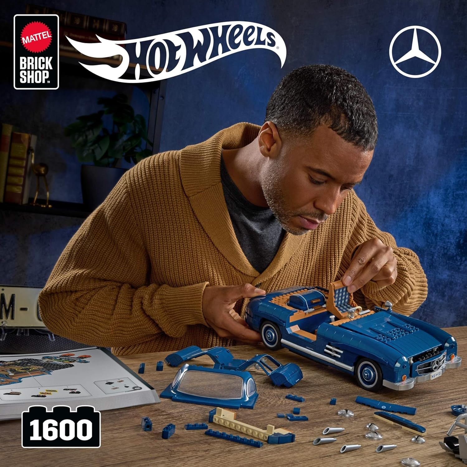 Hot Wheels Brick Shop Mercedes-Benz 300 SL