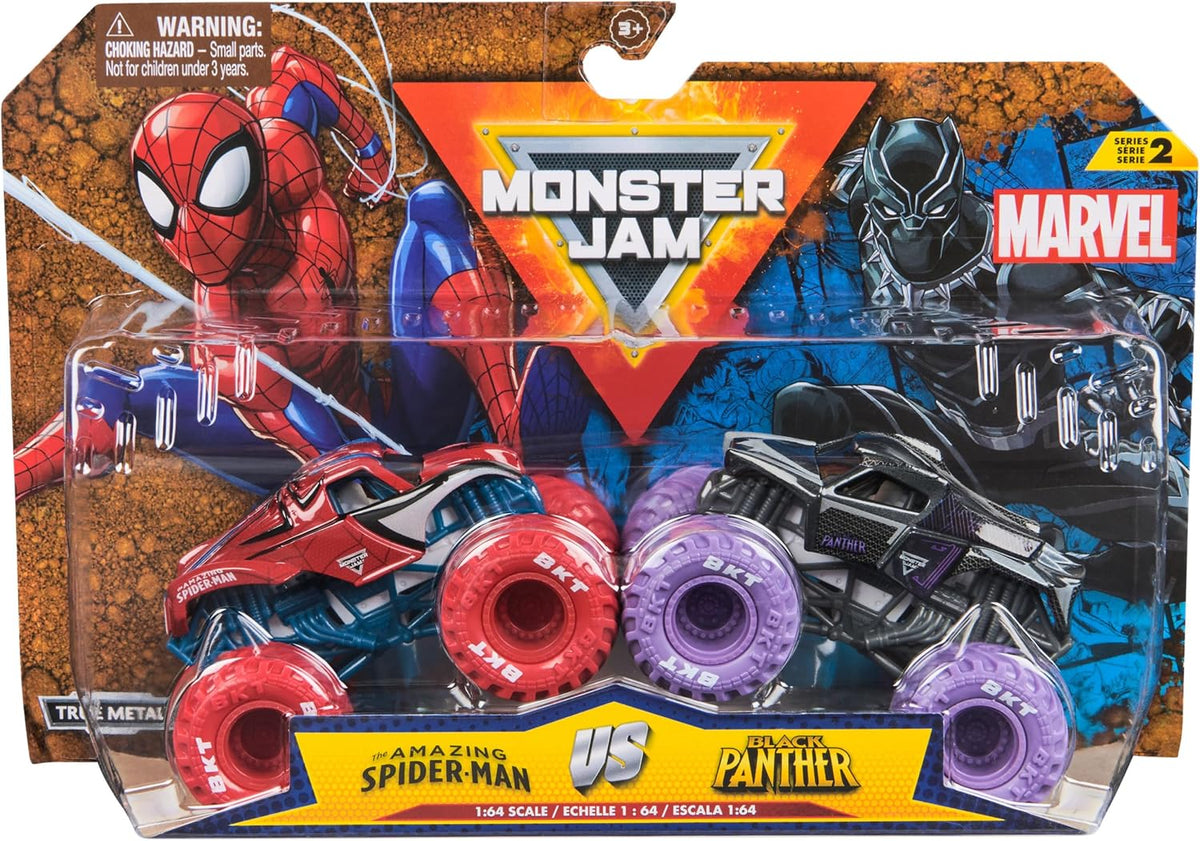 Monster Jam Marvel 1:64 Scale 2Pack Monster Trucks