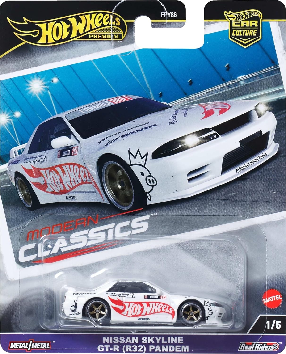 Hot Wheels Premium Car Culture Nissan Skyline GT-R (R32) Pandem