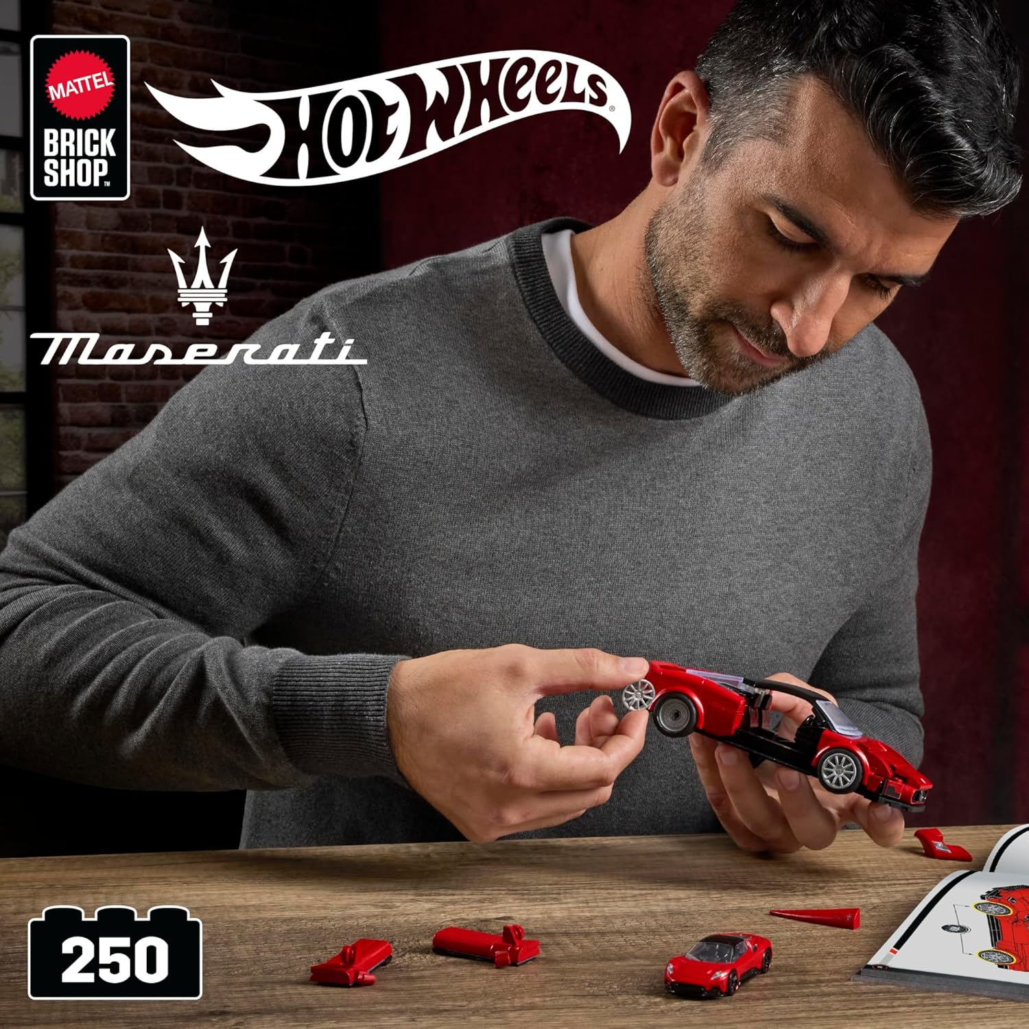 Hot Wheels Brick Shop Maserati MC20