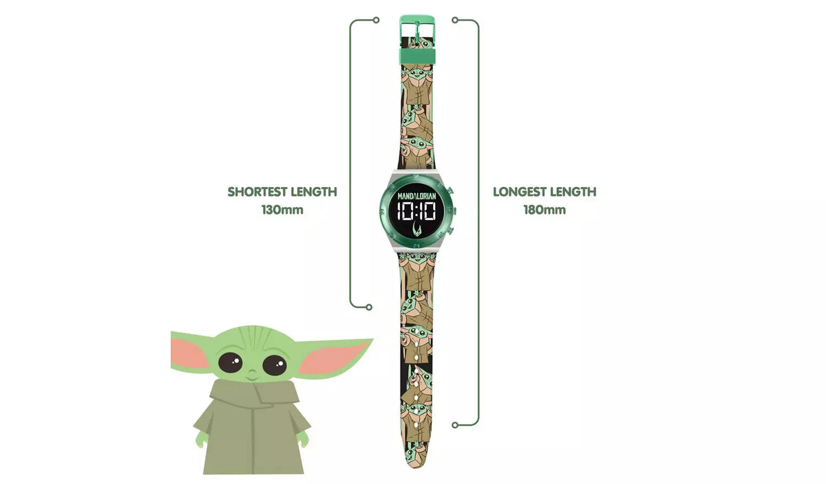 Mandalorian Digital Watch with Printed Strap