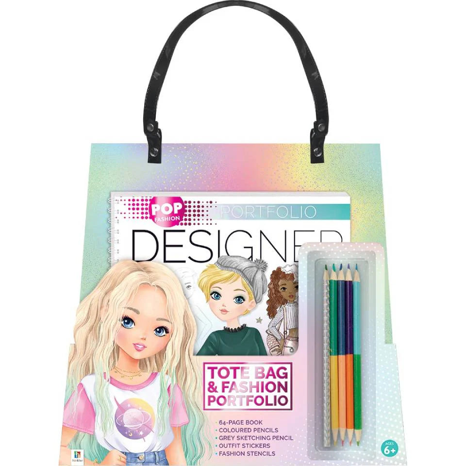 Pop Fashion Designer Tote Bag & Fashion Portfolio