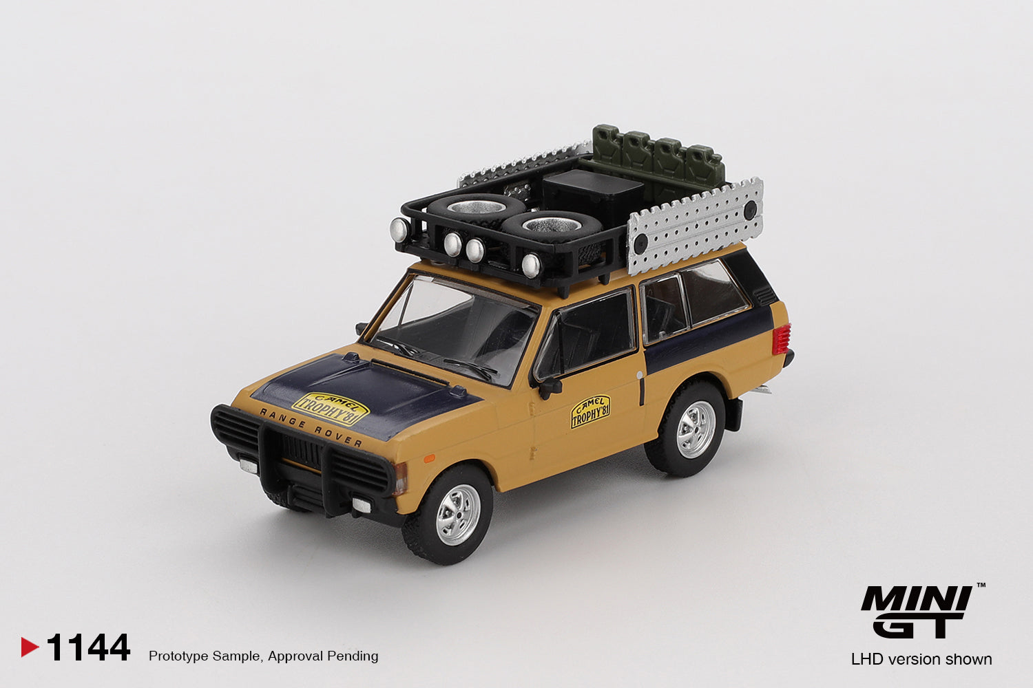 Mini GTR Range Rover 1981 Camel Trophy Sumatra C.Swoboda and K.Mentel Winner 1:64 Scale