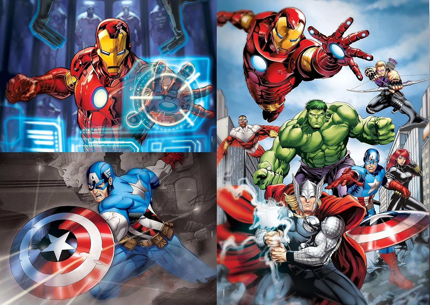 Clementoni The Avengers 3X48 Piece Jigsaw Puzzle